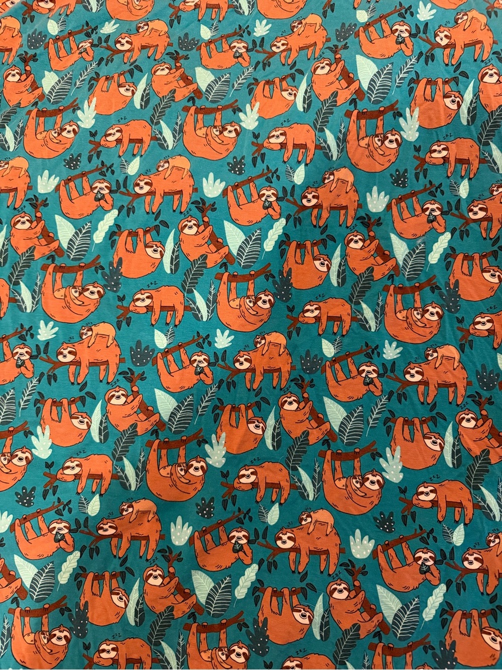 Little Sleepies Sleepy Sloth Crib Sheet